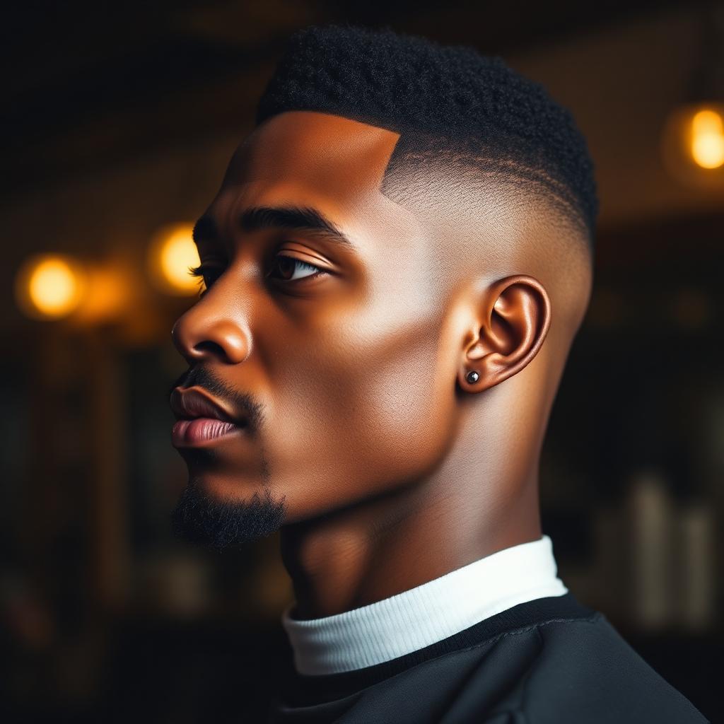 Sharp Skin Fade after