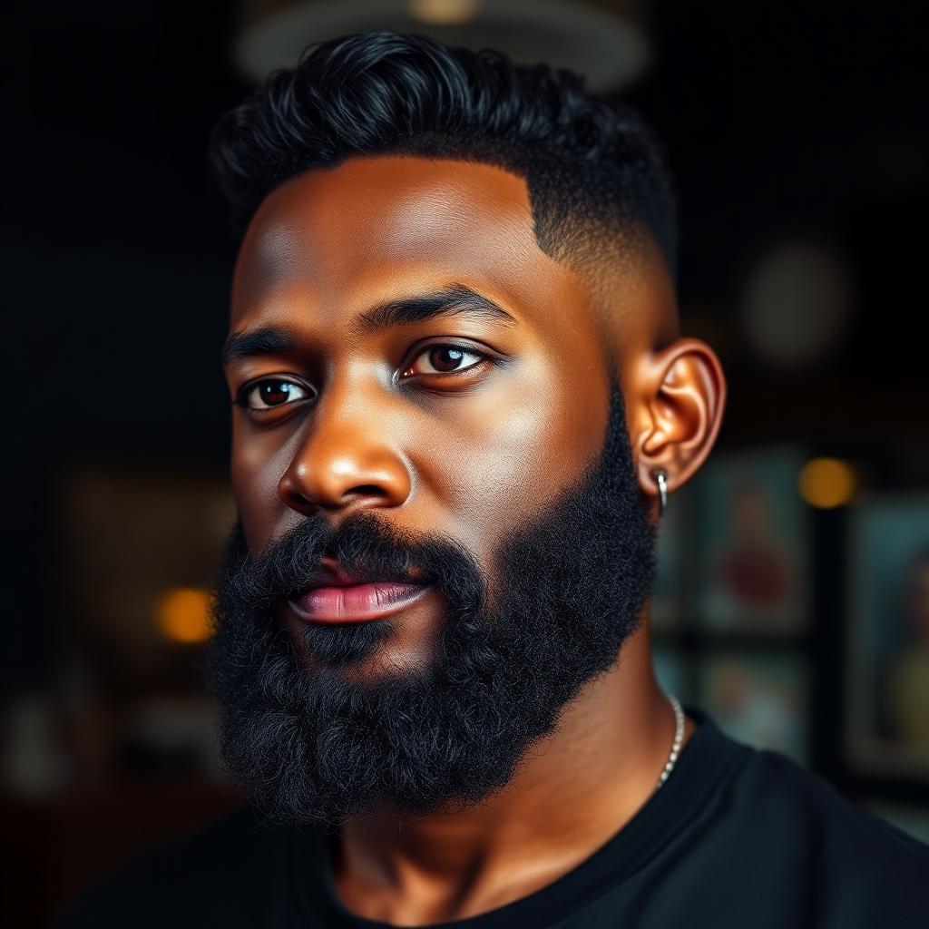 Full Beard Sculpt — after